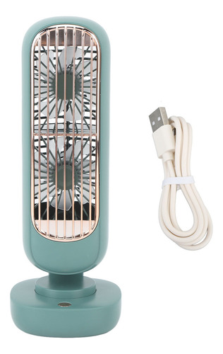 . Mini Ventilador De Escritorio Recargable Usb Silencioso