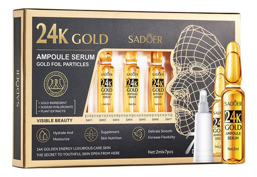 Sérum Facial En Forma De Ampolla De 2 Ml X 7 Unidades, Antio