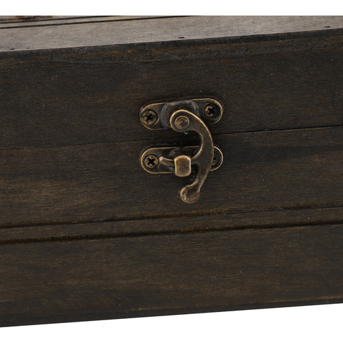 Recipiente De Almacenamiento Vintage De Madera, Delicado Y E