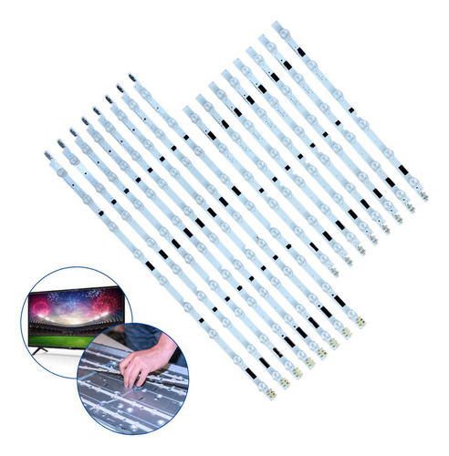 Kit Barras Led Tv Un46f5500 Un46f6100 Un46f5200 Un46f6400