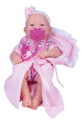 Boneca Reborn Faz Xixi Love Born Bebê Recem Nascido Cotiplás