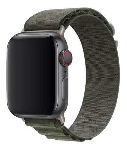 Correa Alpine Para Apple Watch 38 / 40 / 41 Mm - Color Verde - Todas Las Series - Marca Cellbox