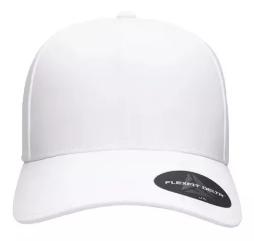 Gorra Golf Flexfit Delta 180 Impermeable Blanca