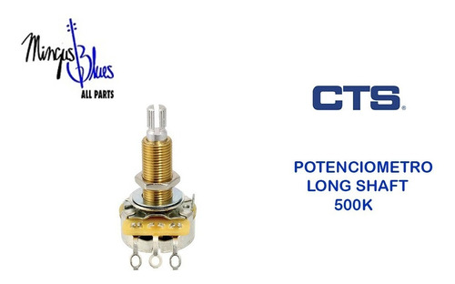 Potenciometro Cts Para Guitarra O Bajo A500k