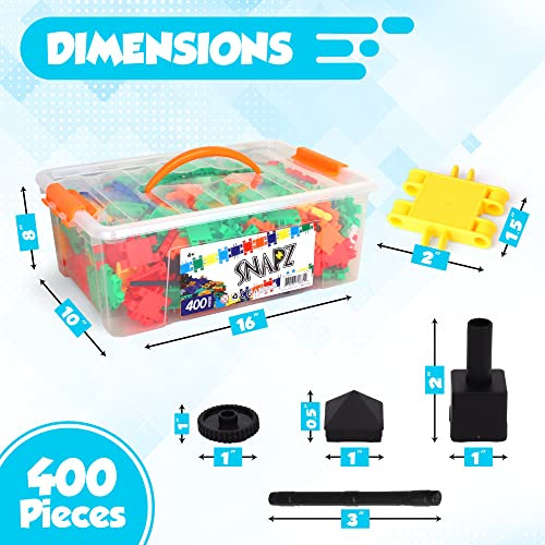 Snapz Ladrillos De Construcción 400 Piezas Juguete De ...