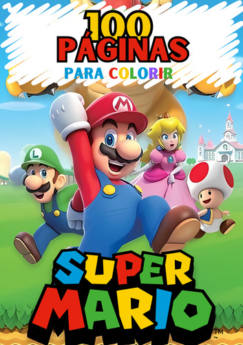 Desenho Para Pintar Colorir Super Mario Word 1 Desenhos Por Folha A4 100 Desenhos