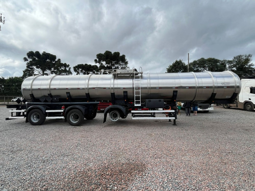 Carreta Randon Tanque Inox 2015 Semi Reboque Preta 38.500