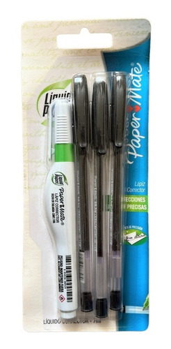 Pack Escolar Universitario Corrector Portamina Paper Mate