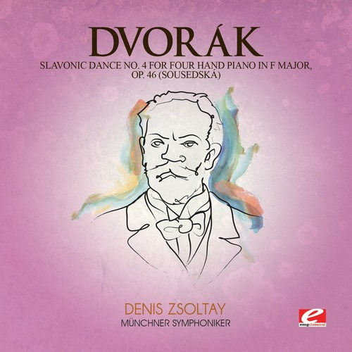 Dvorak Slavonic Dance 4, Piano A Cuatro Manos, En Fa Mayor,