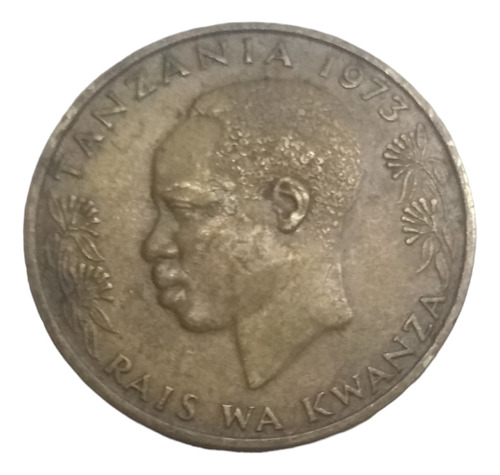 Moneda Tanzania 20 Senti Ishirini Años 70's Envío $55