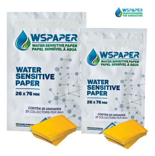 Kit Papel Sensível A Água Hidrossensível 2 Pacotes C 25 Unid