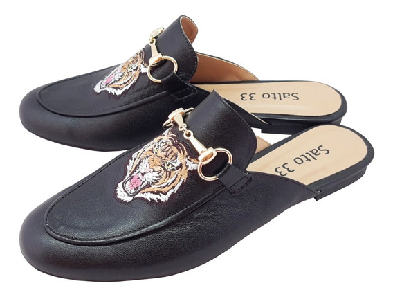 sapato mule gucci