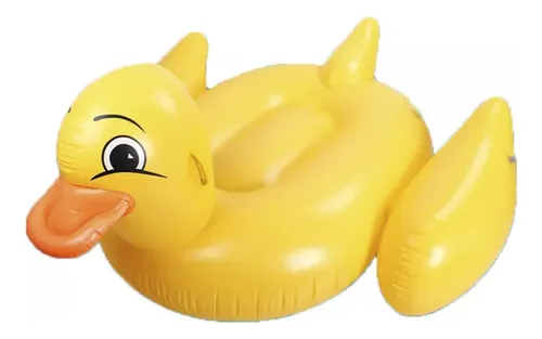 Flotador Para Piscina Pato Inflable Grande 140 X 135 Cm