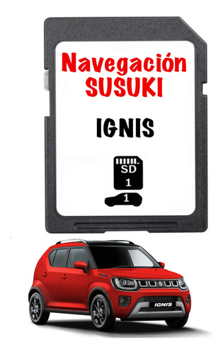 Tarjeta De Navegacion Suzuki Ignis Sd Mapas