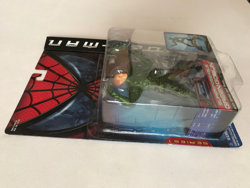 Super Poseable Green Goblin Spiderman Movie Toybiz 2002 Glid (Usado)