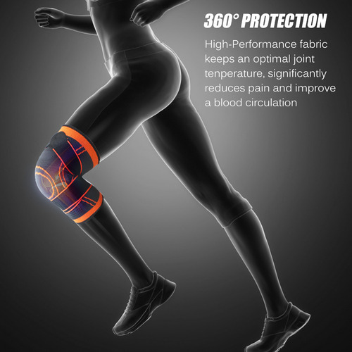 Articulación Elástica De Soporte De Rodilla Knee B Para Corr