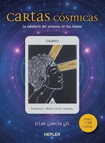 Libro Cartas Cosmicas  ( Libro + 36 Cartas ) De Pilar Garcia