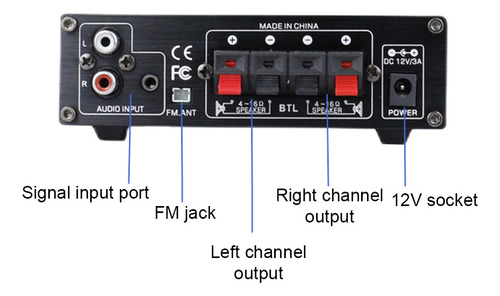 Amplificador De Sonido Y Amplificador Doméstico Para Audio D