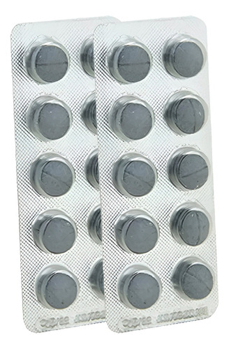 Kit 2 Unidades Cartela Carbovet Biofarm 10 Comprimidos