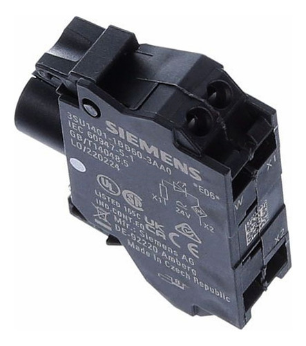 Bloco Led Integrado Frontal Branco 24vca Mola Siemens