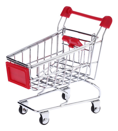 Lindo Metal Mini Compras Cesta De Mascotas Pájaro Loro Jugue