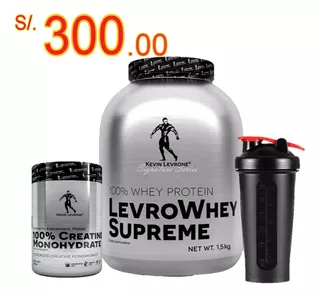 Levrowhey Supreme 1.5kg +creatina +shaker+ Delivery Gratis