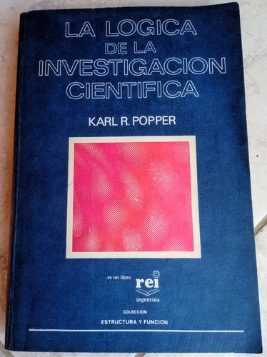 Karl Popper, La Lógica De La Investigación Científica (Usado)
