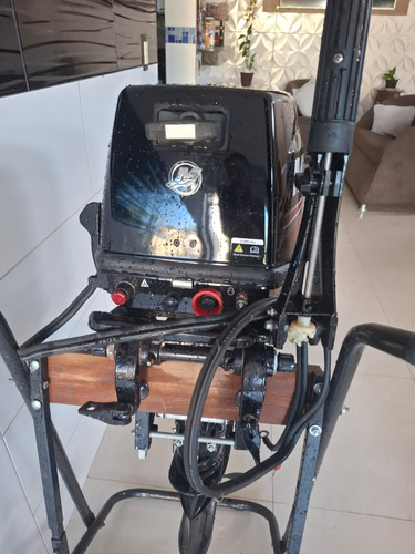Canoa E Motor Mercury 30 Hp Com Partida Novo