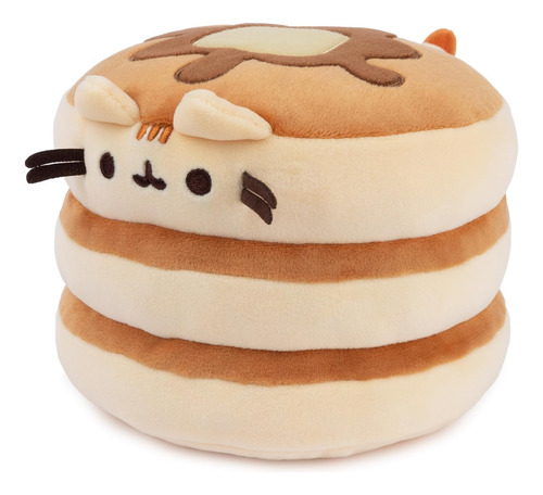 Gund Pusheen The Cat Pancake Squisheen Plush, Juguete Blando
