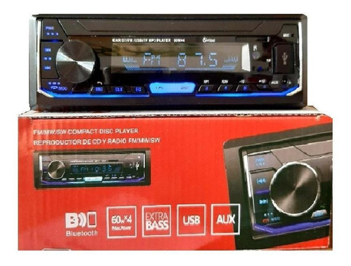 Som Automotivo Com Bluetooth Fm Sd Usb E Contr. Remoto 4x60w