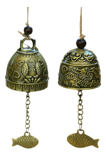 Colgante De Metal Con Forma De Campanilla De Viento Pequeña