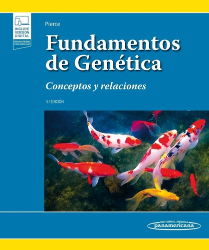 Fundamentos De Genética Conceptos Y Relaciones 5ta Edicion, De Benjamin A. Pierce. Editorial Medica Panamericana, Tapa Blanda En Español, 2023