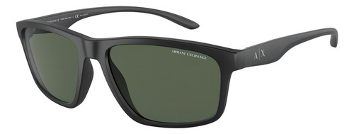 Óculos De Sol Armani Exchange 4122s 80789a Preto Masculino
