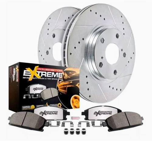 Kit Discos Pastillas Freno Hilux Kavak Powerstop Extreme