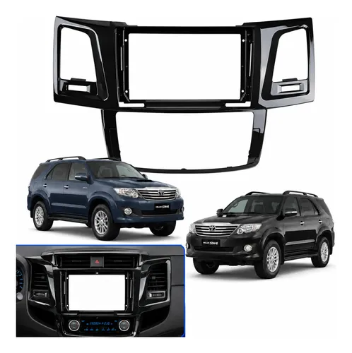Moldura Multimidia 9 Polegadas Toyota Hilux 2006 Até 2015