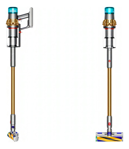 Aspirador Dyson V15 Detect Absolute Com Filtragem Hepa Cor Dourado 127/220V