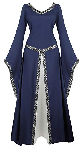 Vestido Victoriano Medieval De Womens Deluxe Renaissanc...