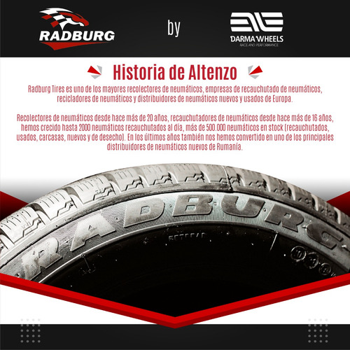 Kit 2 Llantas 195/65r15 91t Radburg B&p Pneus Mv3a Auto