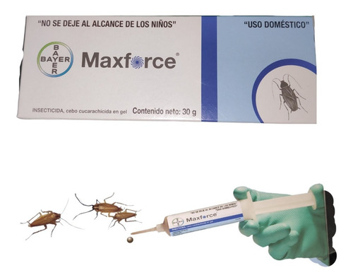 Imagen 5 de 6 de Maxforce Bayer 30 Gr Veneno Para Cucarachas Max Force