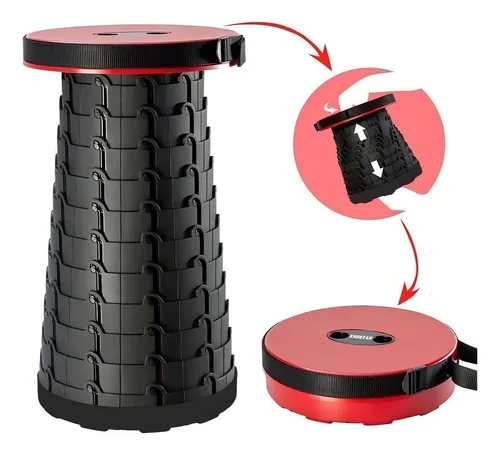 comprar Taburete Plegable Telescópico Silla Retráctil Plegable Color