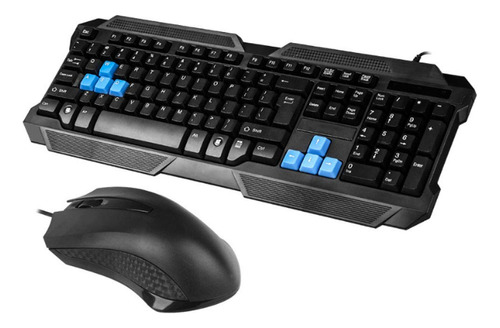 Huahui Juego Teclado Mouse Profesional Para Panel Mate Cable