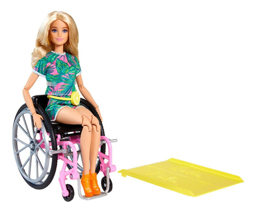 Barbie Fahionistas 165 Con Silla De Ruedas Y Rampa Mattel 