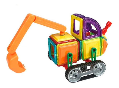 Camion Juguete Magnetico 4 En 1 Transformer Didactico Iman