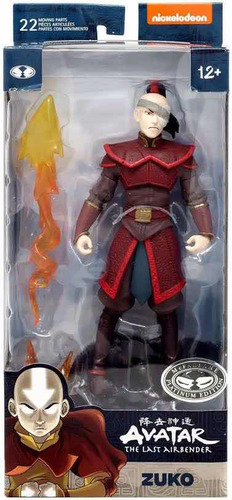 Zuko Platinum Avatar Last Airbender Mcfarlane Aang Toph
