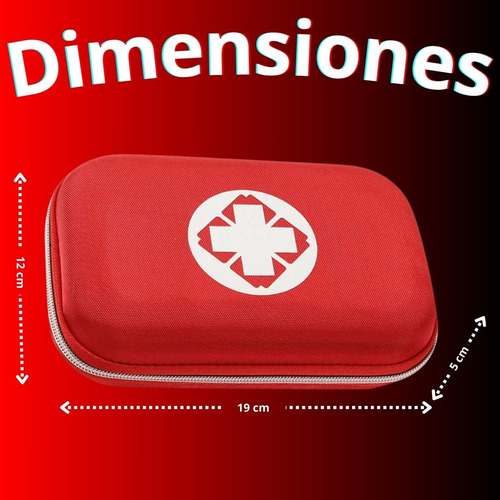 Estuche Botiquín Para Medicamentos De Primeros Auxilio Viaje