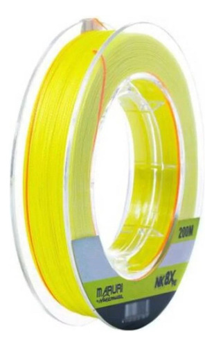 Linha Multifilamento Pesca Nk 8x 100% Pe 0,23mm 11kg C/ 200m