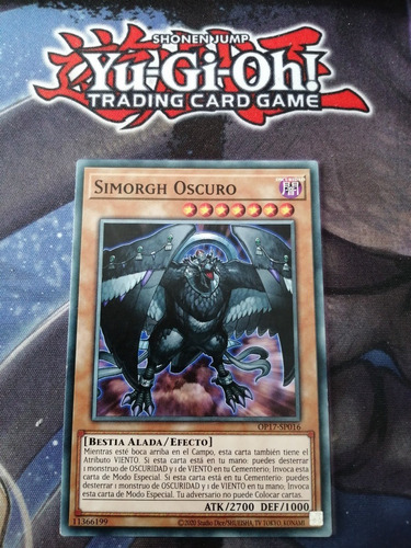 Simorgh Oscuro Común Yu-gi-oh! Original Konami