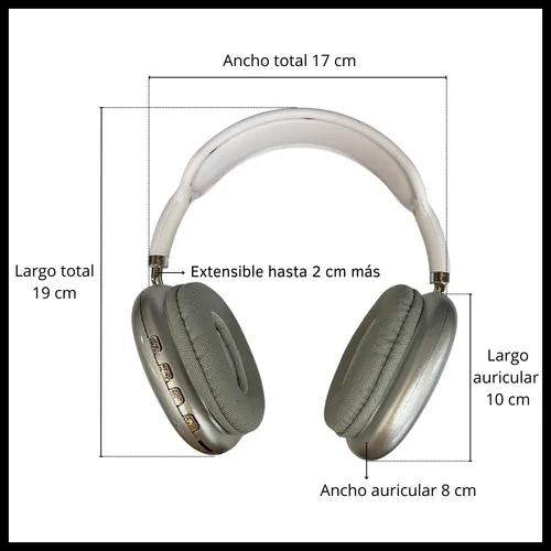 Auriculares inalámbricos bluetooth plegables