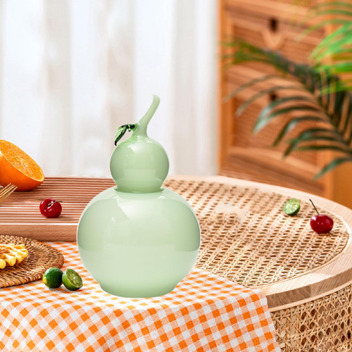 Candy Jar Gourd Storage Jar Candy Container Elegante Verde