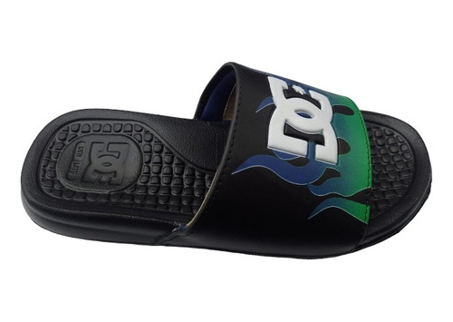 Ojota Dc Shoes Modelo Bolsa Negro Flames Nueva Colección